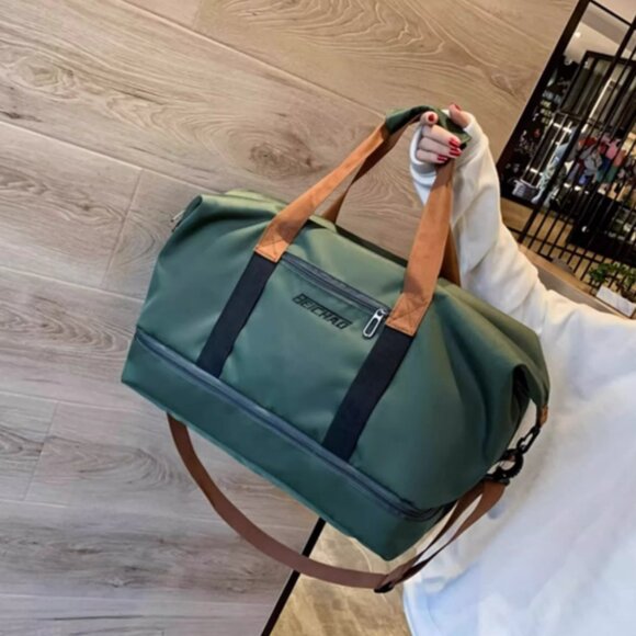 NEW! Duffle Bag Travel Handbag Gym Bag Weekender Carry On Overnight Bags - Picture 10 of 10